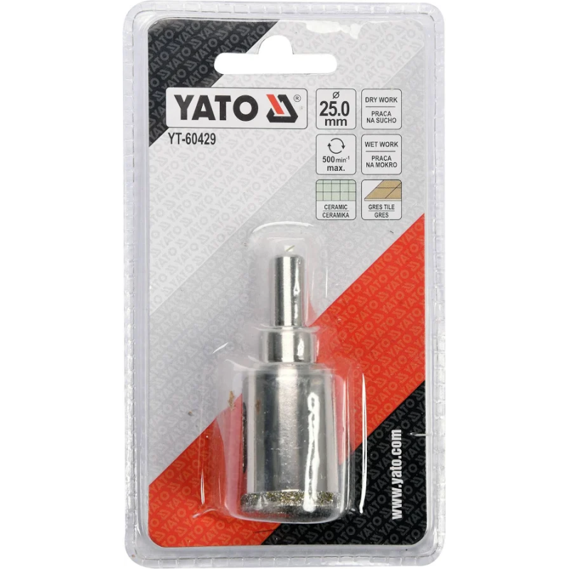 Wiertło  do Gresu  25mm  Yato